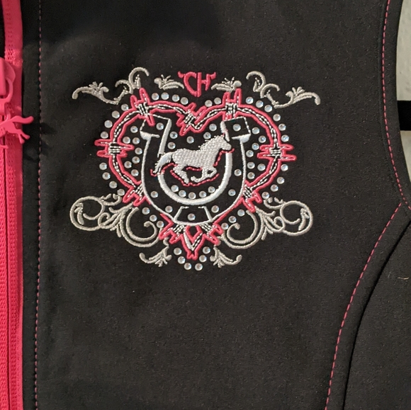 Cowgirl Hardware Girls Softshell Vest - Picture 2 of 7